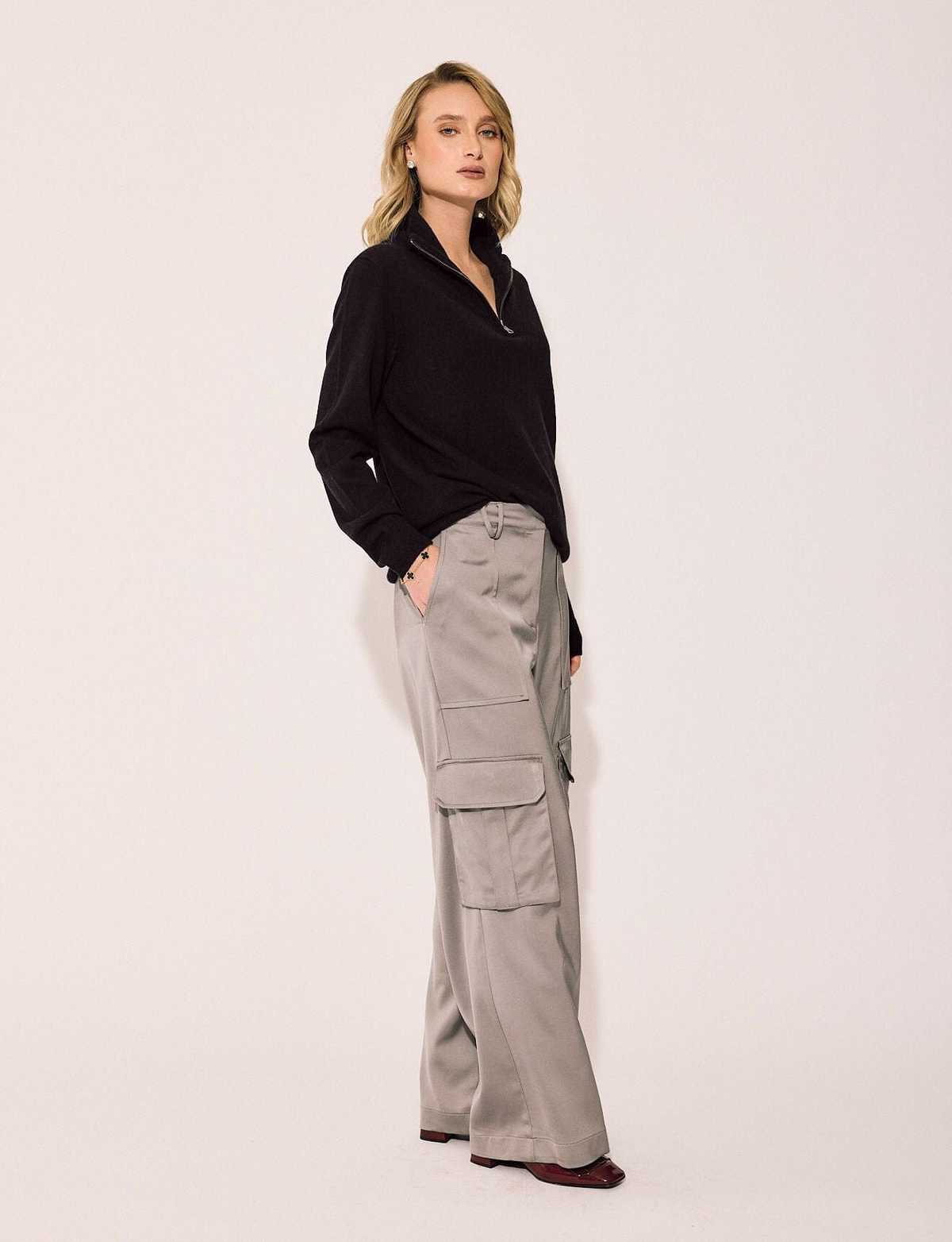 Lindsay Nicholas New York Drew Sweater - Black - Image 5 of 6