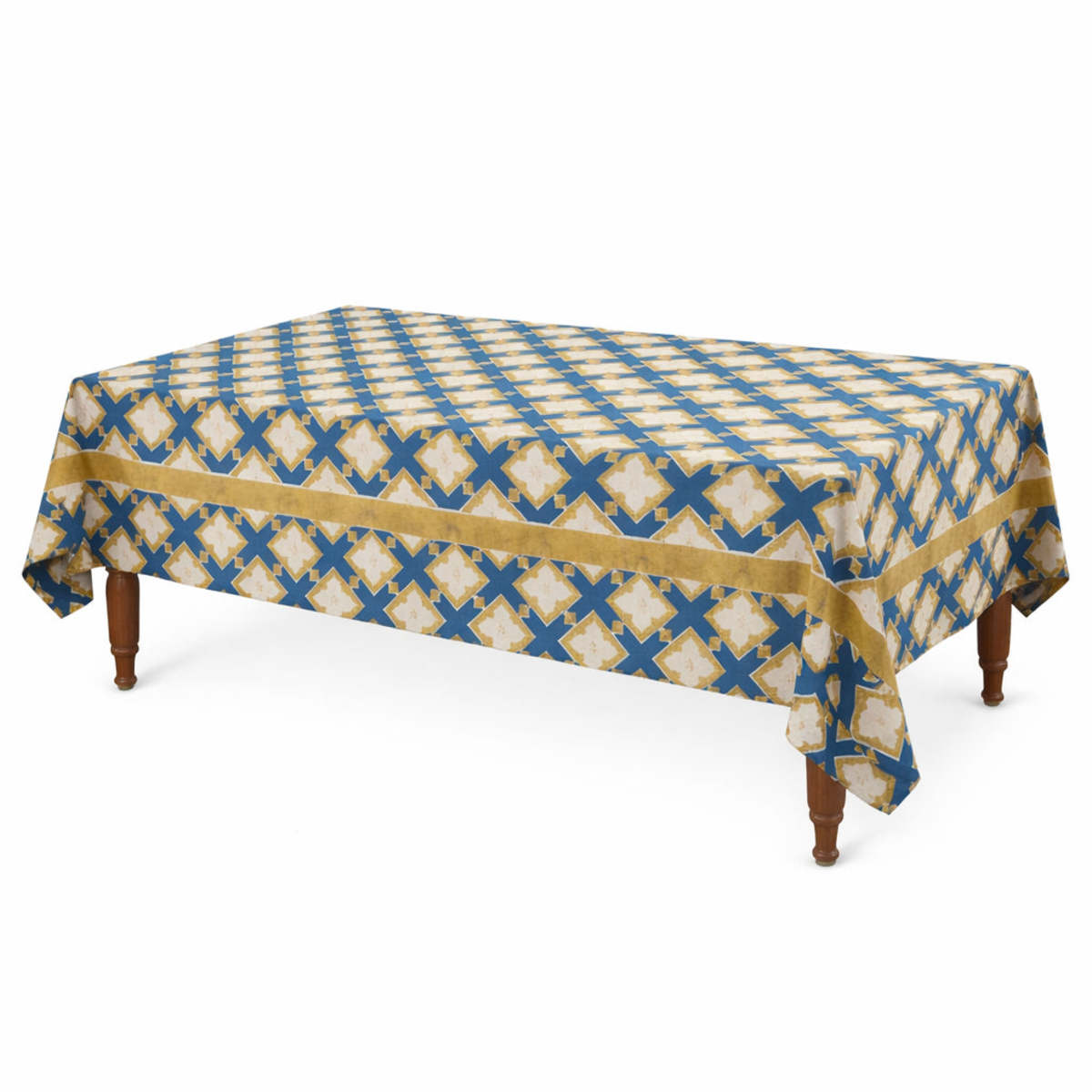 Ichcha Boho Organic Cotton Tablecloth - Image 1 of 8