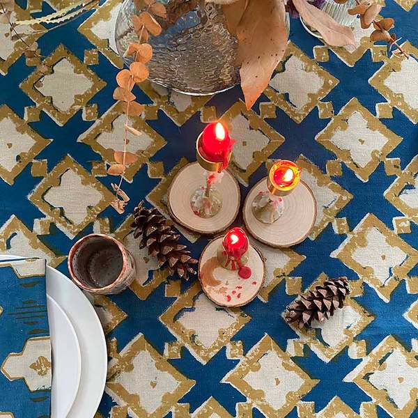 Ichcha Boho Organic Cotton Tablecloth