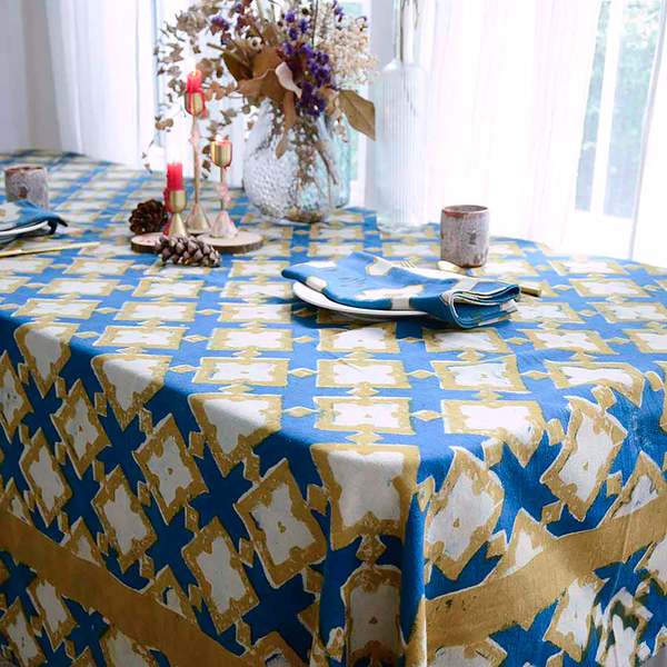 Ichcha Boho Organic Cotton Tablecloth