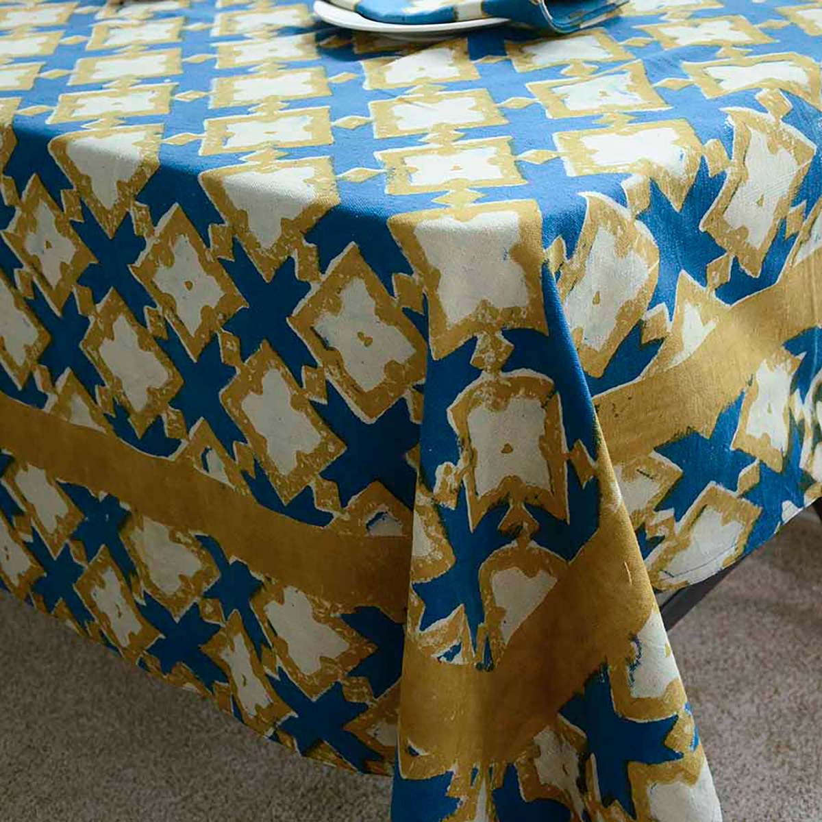 Ichcha Boho Organic Cotton Tablecloth - Image 8 of 8