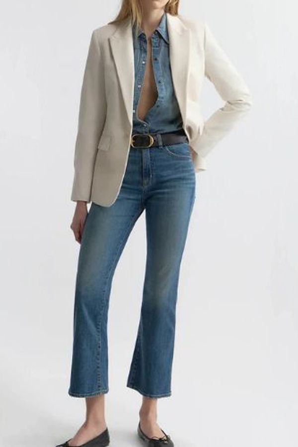 Nili Lotan Boot Cut Jean - Classic Wash