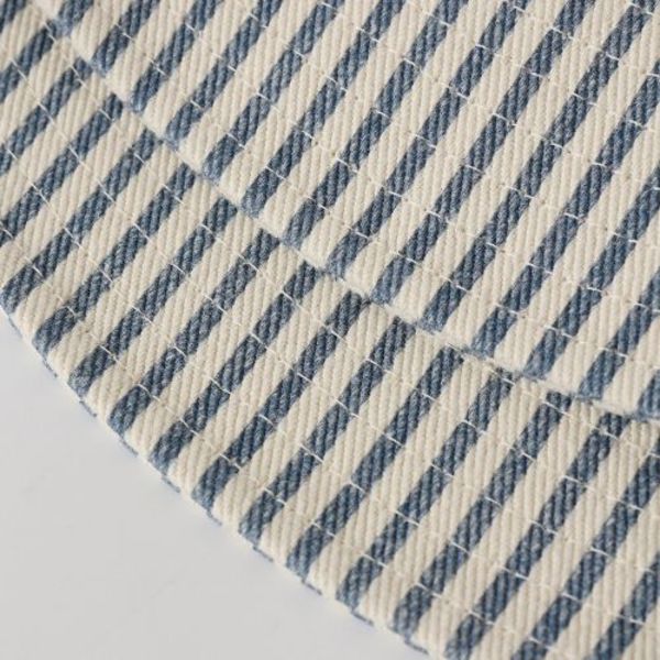 KIDS Rylee + Cru Railroad Stripe Bucket Hat - Natural