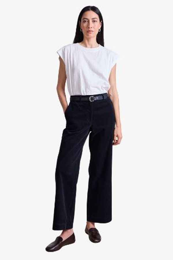 Apiece Apart Sadie Corduroy Trouser - Midnight
