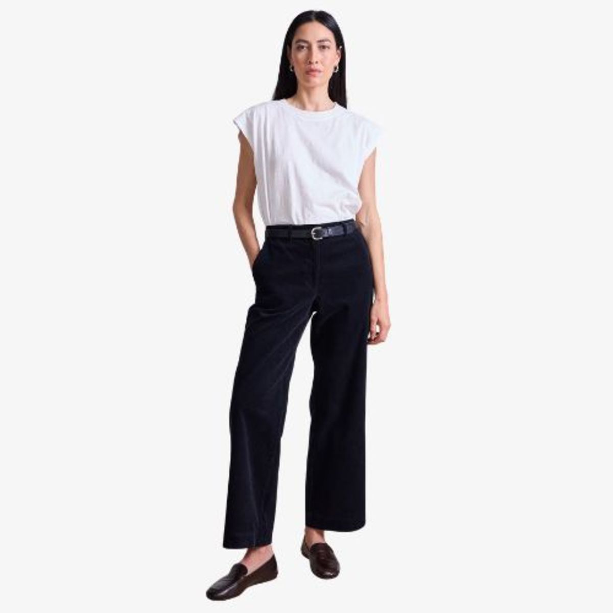 Apiece Apart Sadie Corduroy Trouser - Midnight - Image 1 of 5