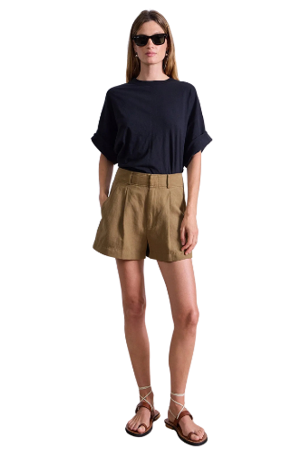 Apiece Apart Short Bari Shorts - Oak