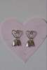 Sarah A. Sears Heart Shell Charm Earrings - Thumbnail 1