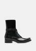 The Row Kai Lace Up Boots - Black - Thumbnail 1
