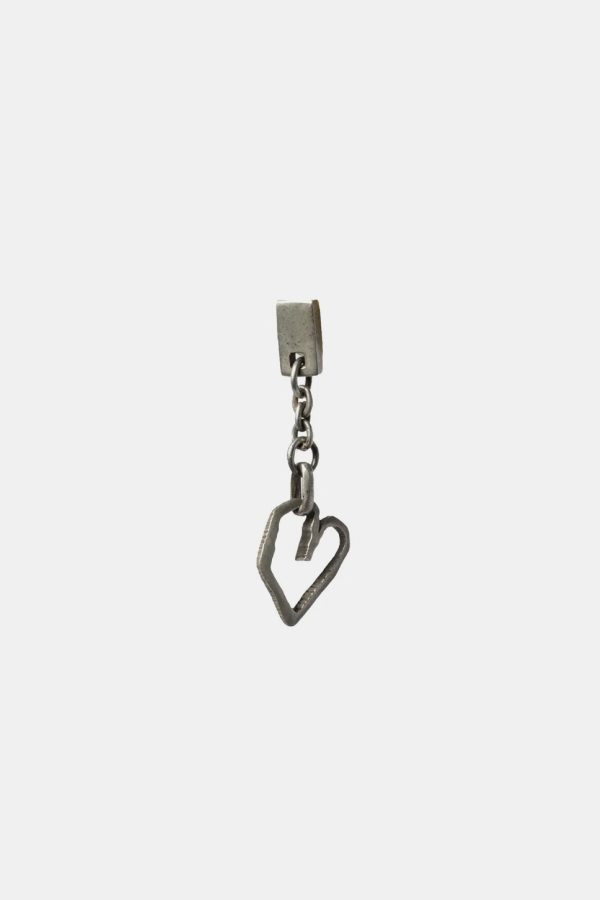 parts of four Jazz's Heart Dangle Earring - Silver