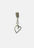 parts of four Jazz's Heart Dangle Earring - Silver - Thumbnail 1