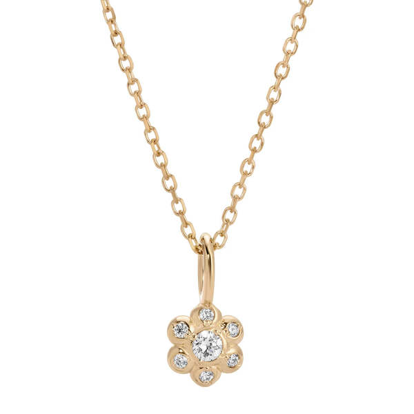 Jennie Kwon Designs Diamond Flower Necklace
