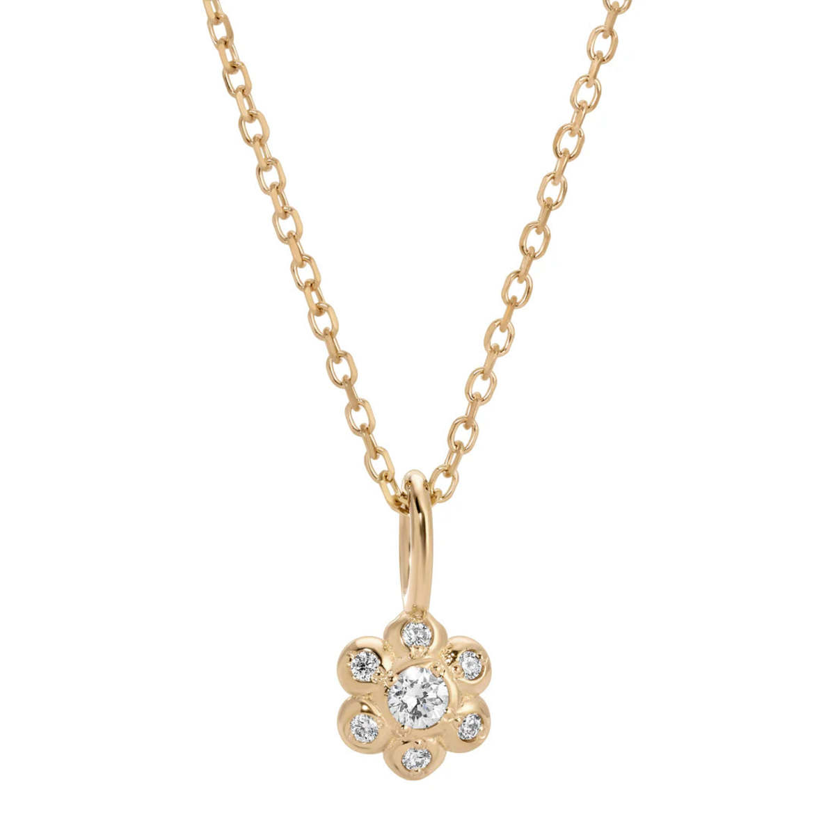 Jennie Kwon Designs Diamond Flower Necklace - Image 1 of 2