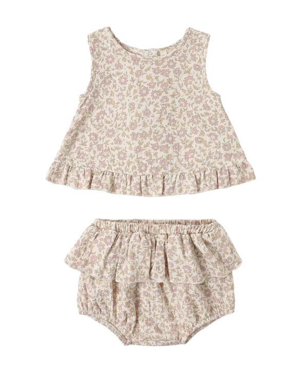 KIDS Rylee + Cru Quincy Mae Ruffled Tulip Top and Bloomer Set KIDS Rylee + Cru Quincy Mae Ruffled Tulip Top and Bloomer Set