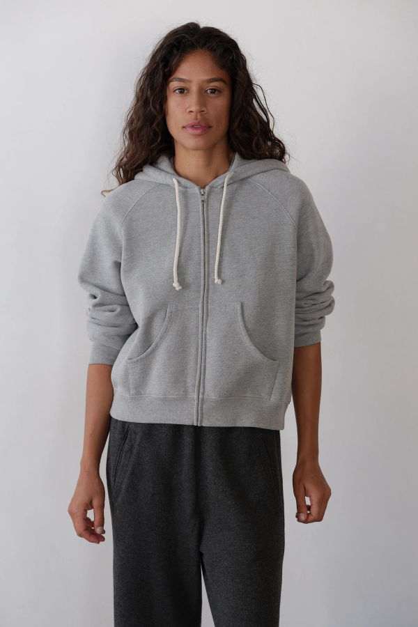 Donni. Eco-Fleece Zip Up Sweatshirt