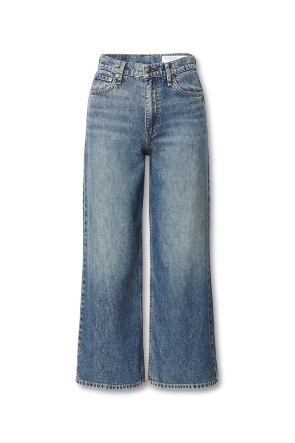 Mabel and Moss Andi Wide Leg Ankle Jeans