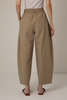 Capsule Wardrobe Vivere Thea Barrel Leg Trousers - Sand - Thumbnail 2