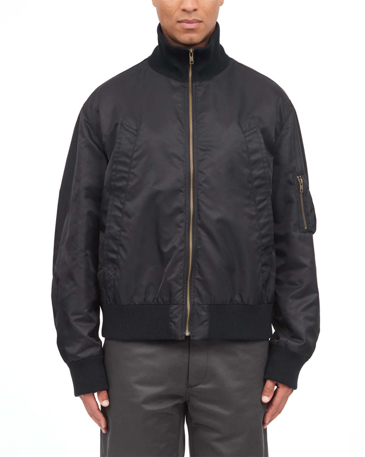 MM6 Maison Margiela Sports Bomber Jacket - Black - Image 1 of 6