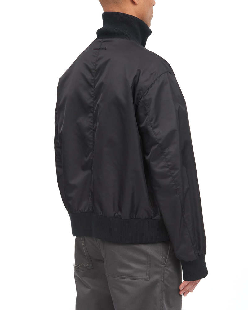 MM6 Maison Margiela Sports Bomber Jacket - Black
