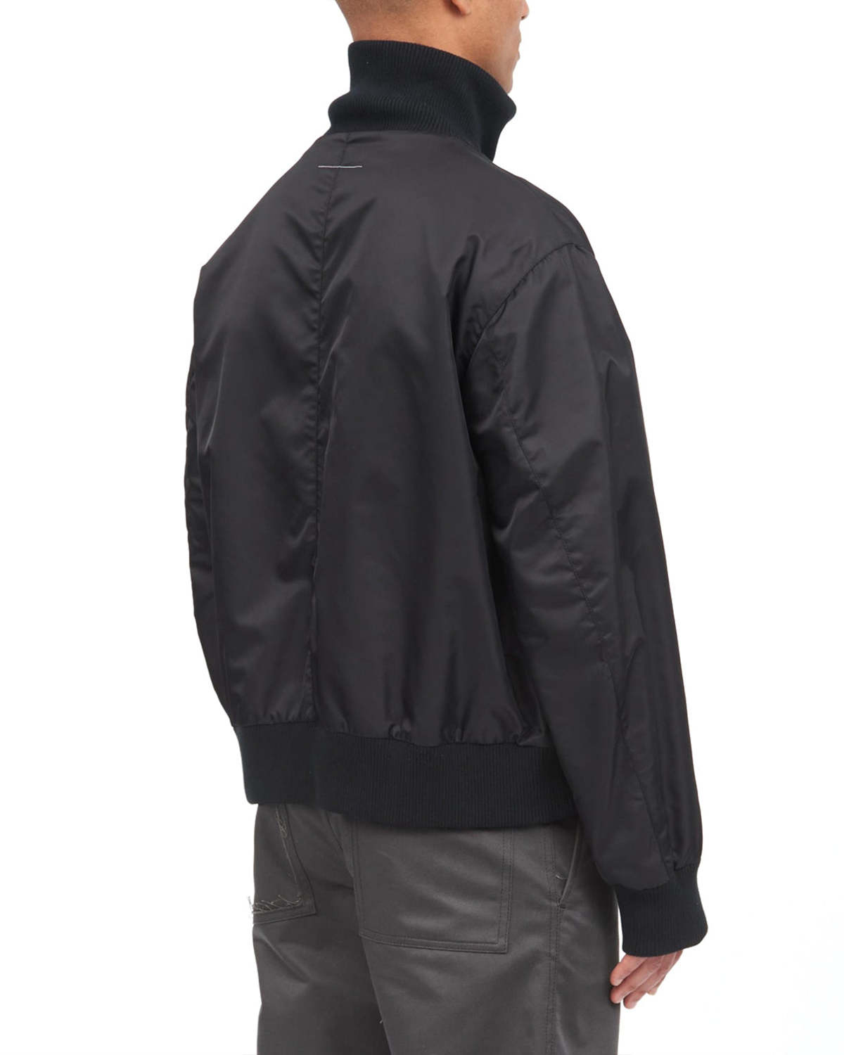 MM6 Maison Margiela Sports Bomber Jacket - Black - Image 3 of 6