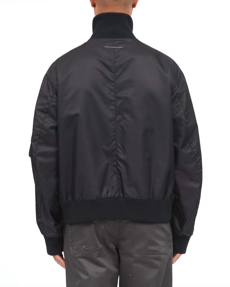 MM6 Maison Margiela Sports Bomber Jacket - Black