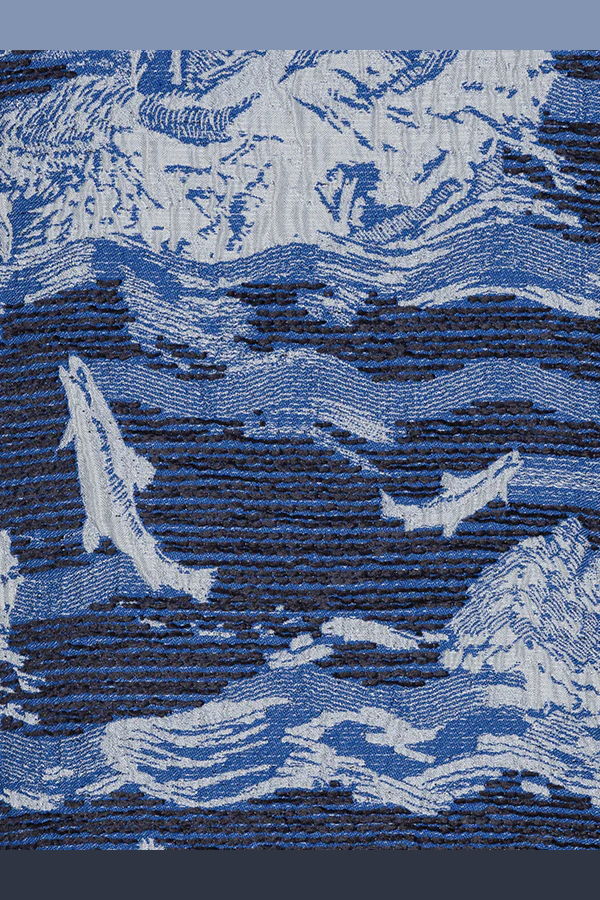 Henrik Vibskov Dart Sleeveless Dress - Fishes Blue