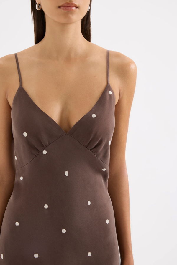 Nude Lucy Athena Cupro Slip Dress