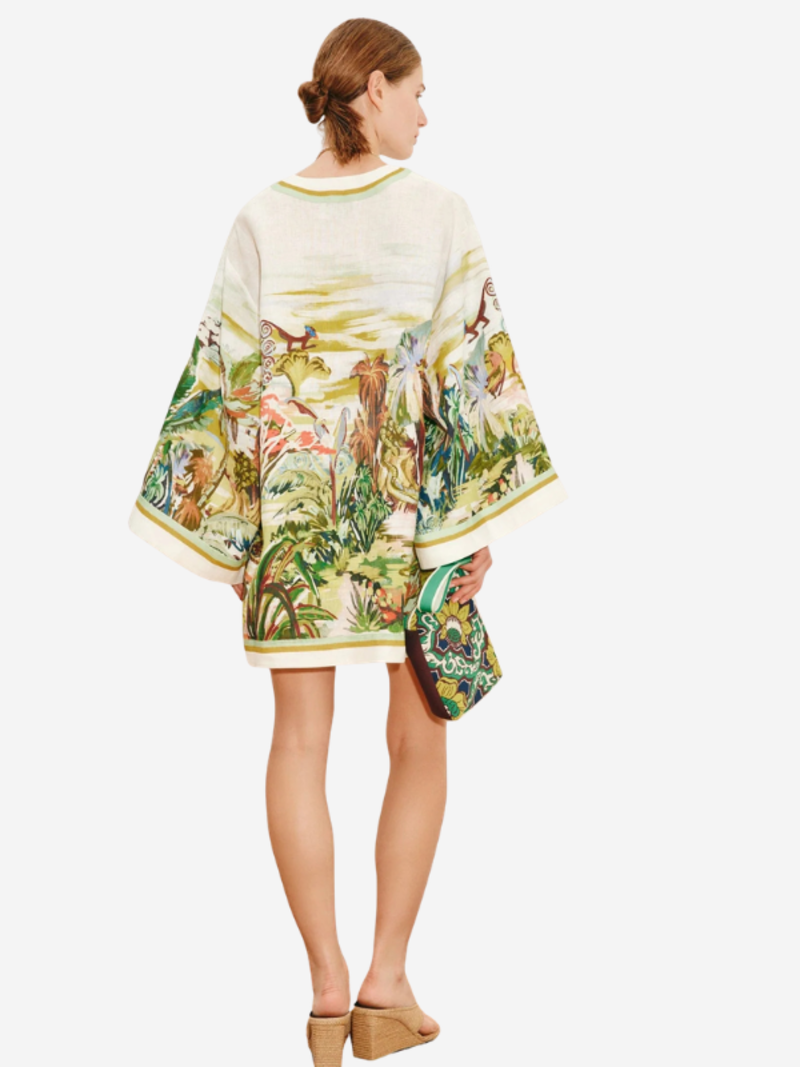 ALEMAIS Jungle Boogie Mini Dress