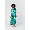 MASHBURN Paige Maxi Dress - Blue/Green Floral - Thumbnail 2