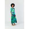 MASHBURN Paige Maxi Dress - Blue/Green Floral - Thumbnail 3