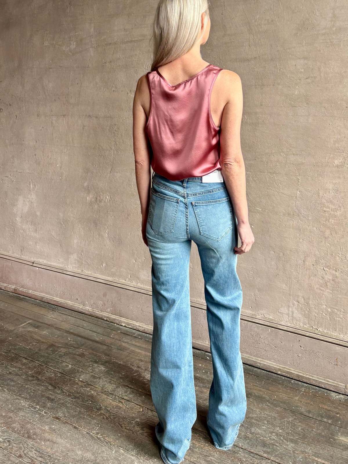 Veronica Beard Crosbie High Rise Wide Leg Jean - Image 3 of 4