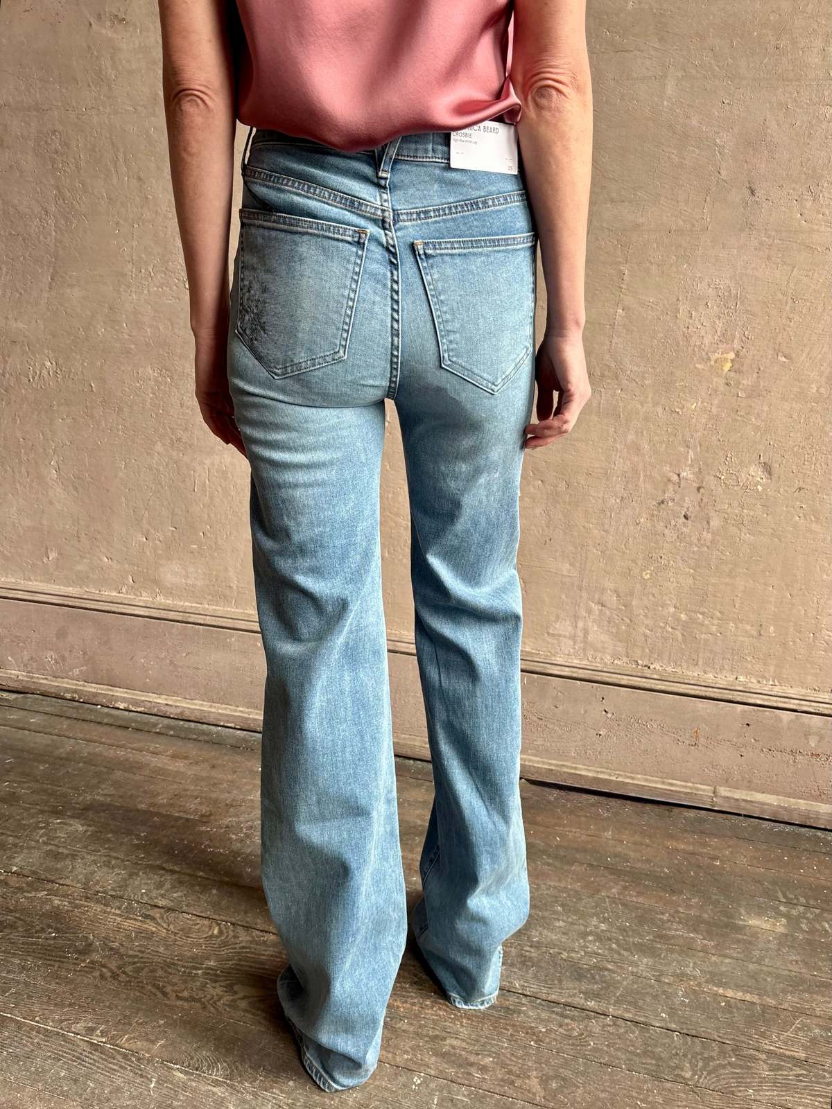 Veronica Beard Crosbie High Rise Wide Leg Jean - Image 4 of 4