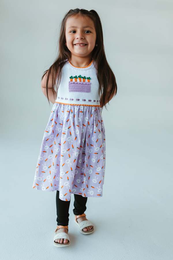 KIDS Melange Collection Carrot Patch Dress