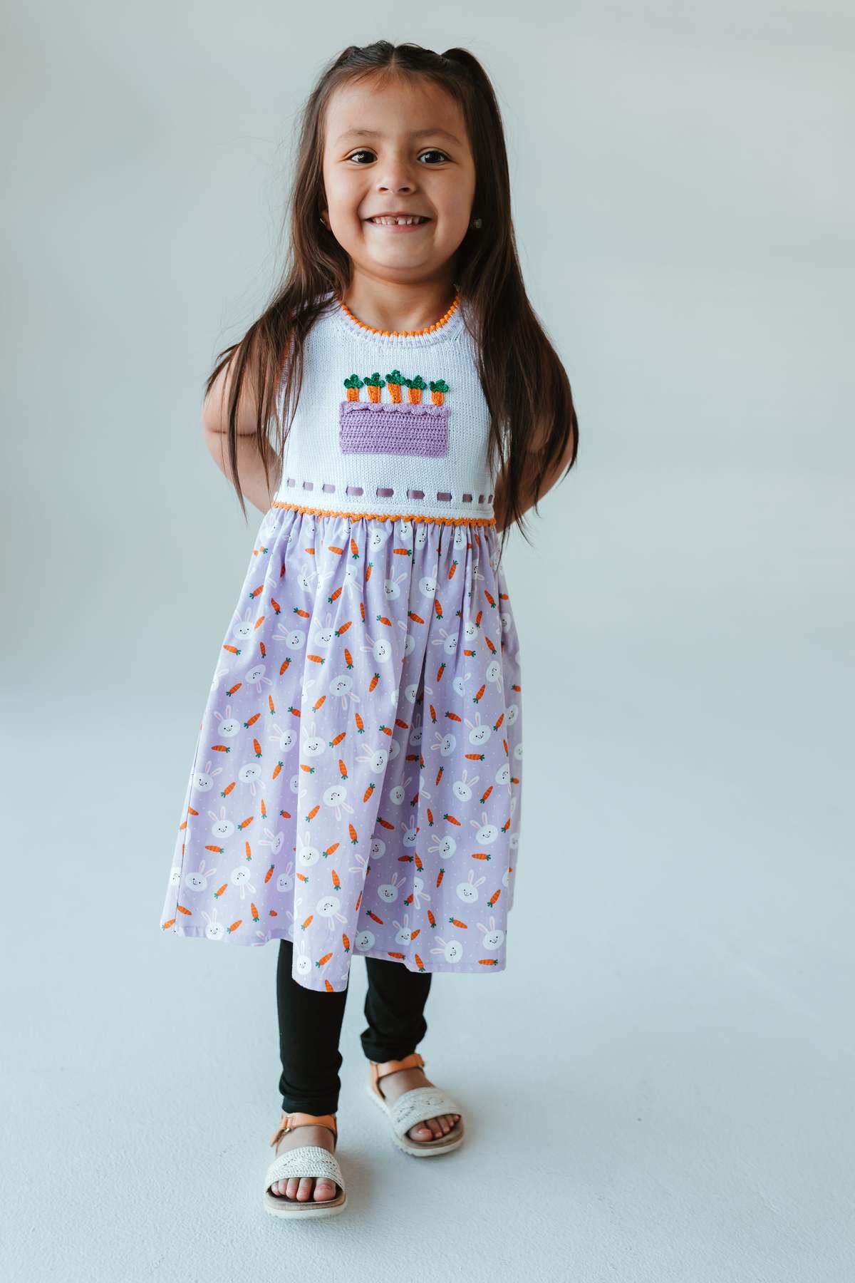 KIDS Melange Collection Carrot Patch Dress - Image 3 of 3