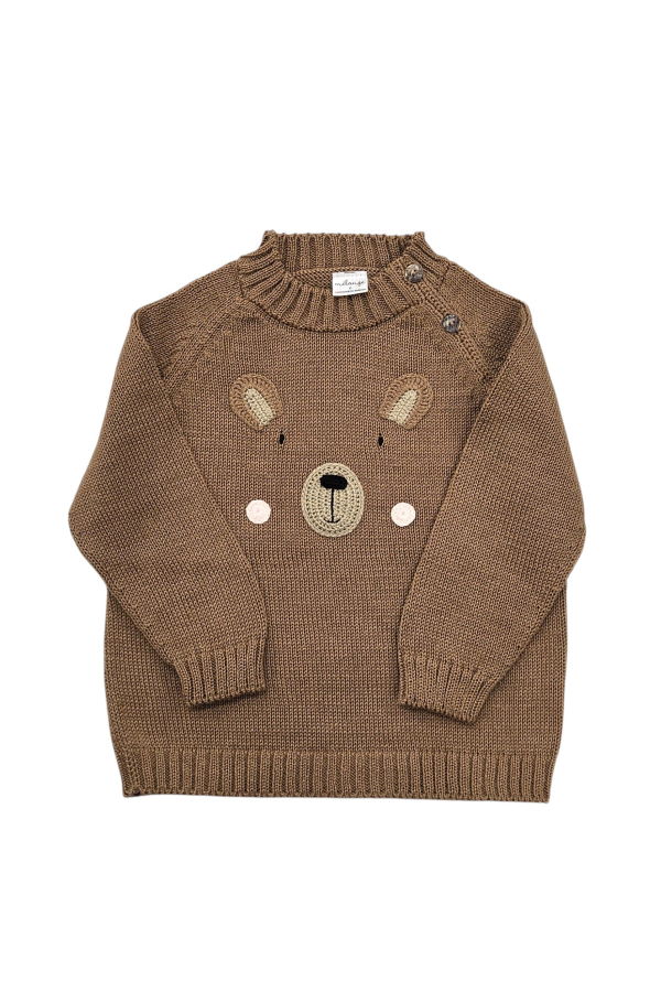 KIDS Melange Collection Teddy Bear Sweater