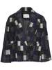 Henrik Vibskov Shady Suiting Jacket - Brushed Black Squares - Thumbnail 1