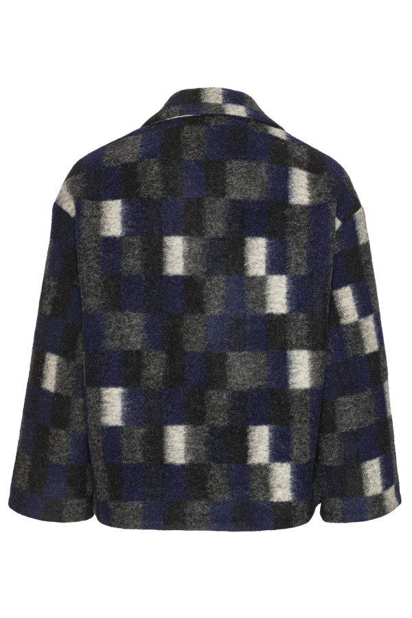 Henrik Vibskov Shady Suiting Jacket - Brushed Black Squares