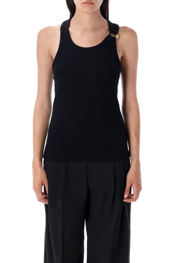 Jean Paul Gaultier Piercing Tank Top - Black