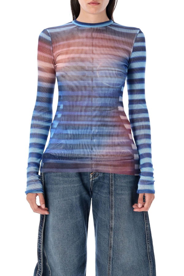 Jean Paul Gaultier Air Top Top - Light Blue Peach