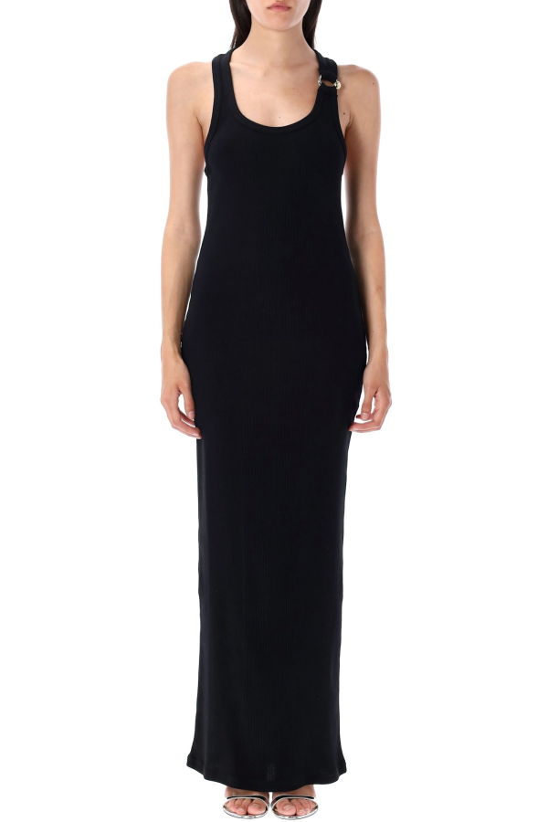 Jean Paul Gaultier Piercing Long Dress - Black