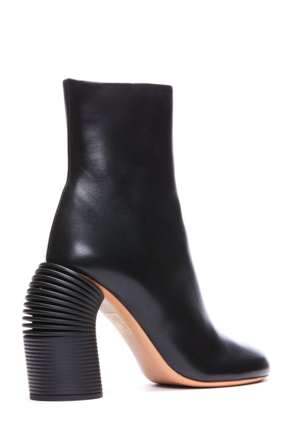 Off-White Spring Ankle Boots - Nero