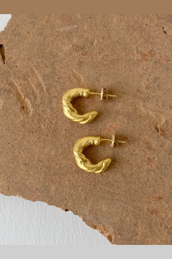 Mercurial NYC French Flowers Vivy Hoops