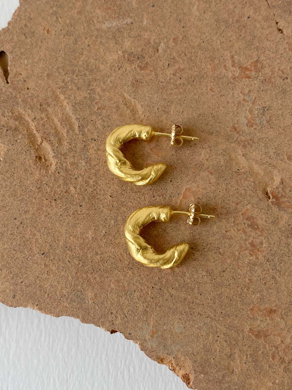 Mercurial NYC French Flowers Vivy Hoops - Image 1 of 5