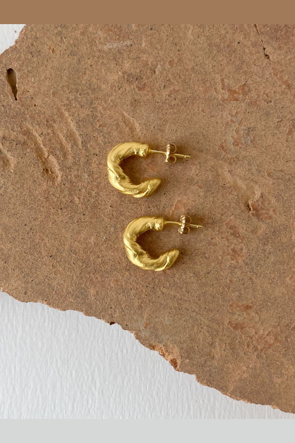 Mercurial NYC French Flowers Vivy Hoops