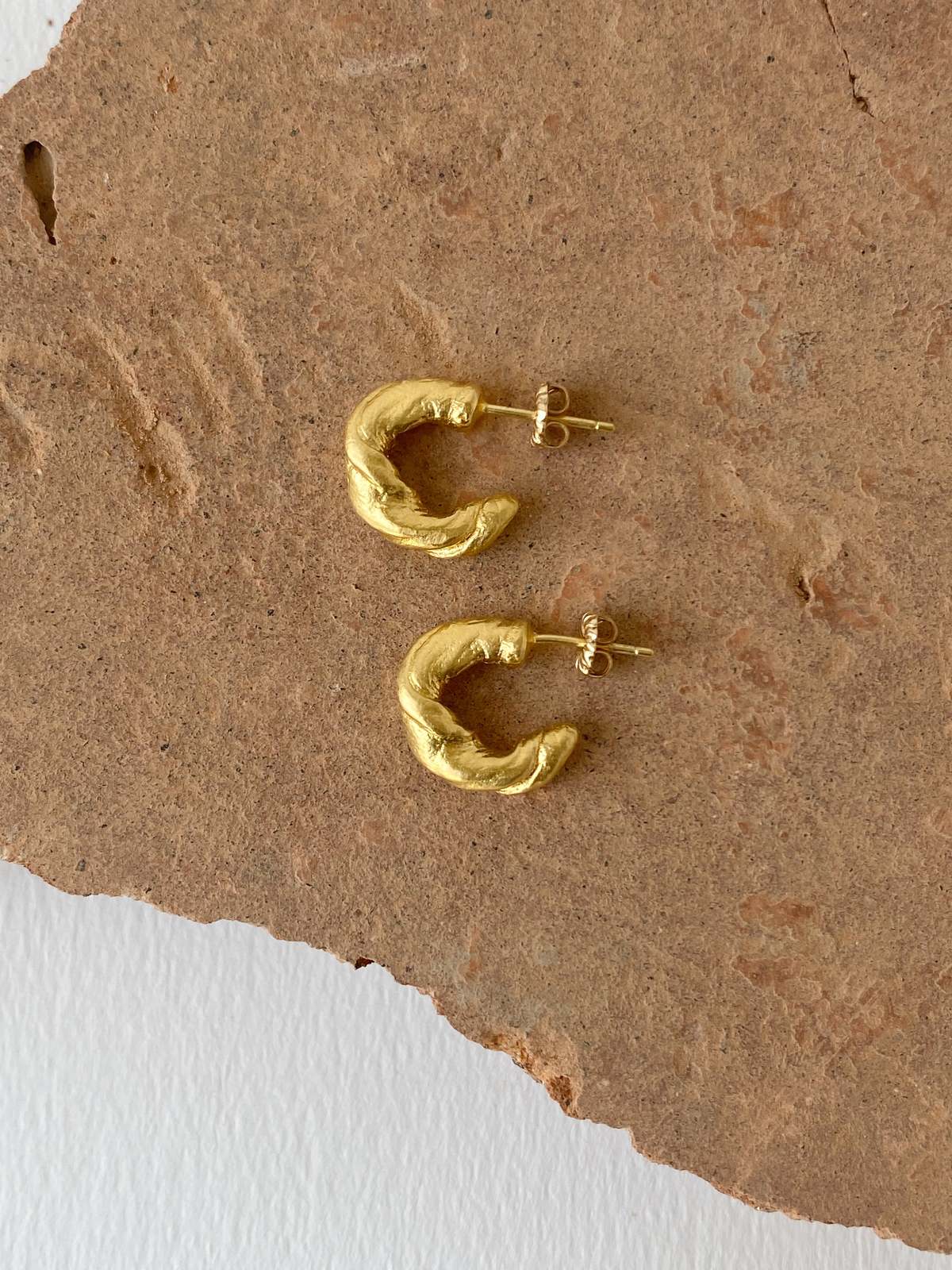 Mercurial NYC French Flowers Vivy Hoops - Image 2 of 5