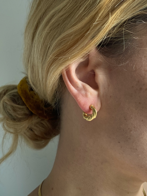 Mercurial NYC French Flowers Vivy Hoops