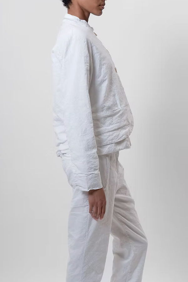 Aequamente Crop Jacket - White