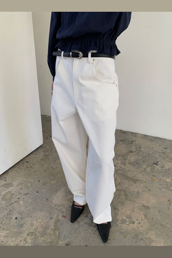 The NKC Store Rima Pants - White