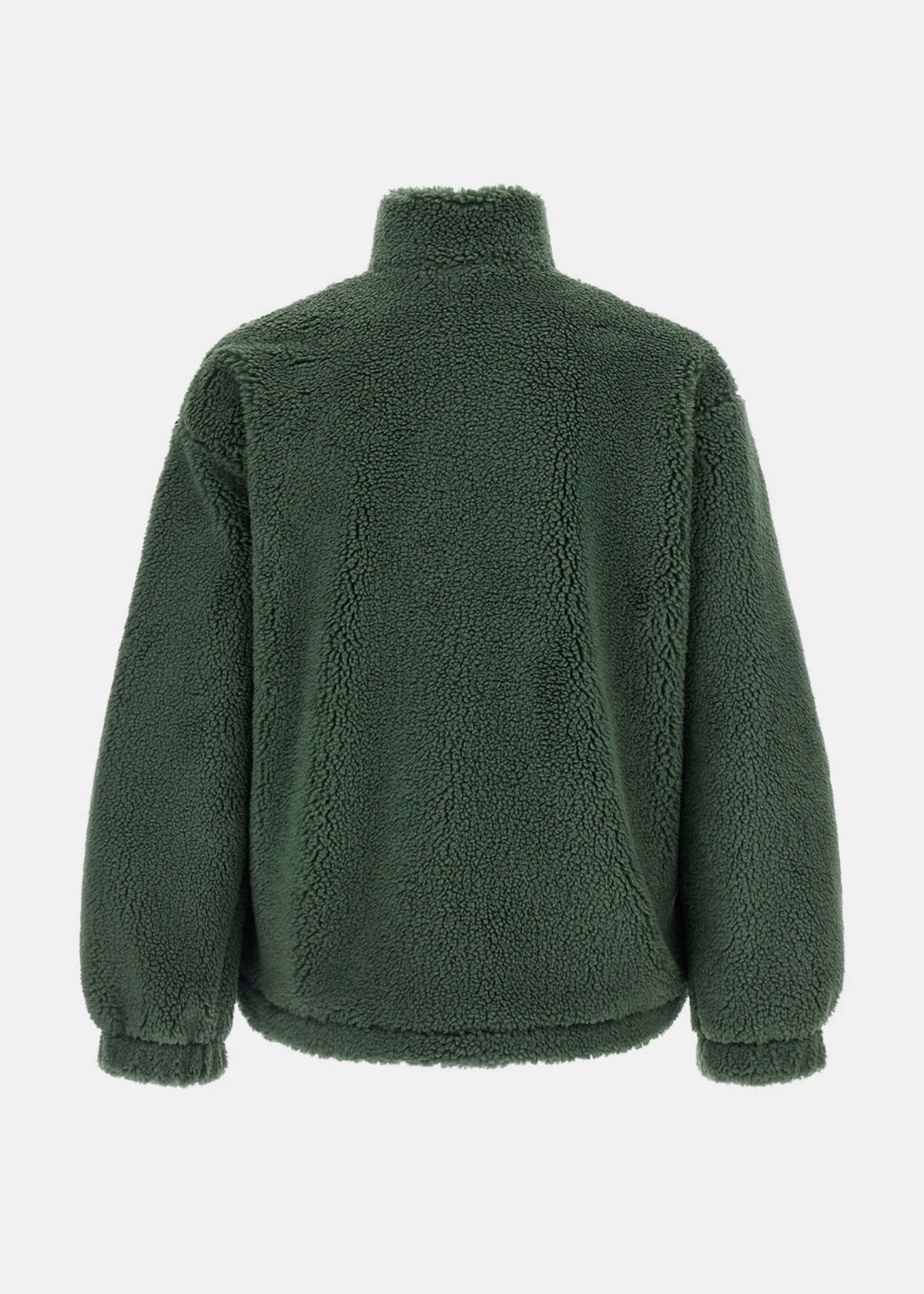 Balenciaga Fluffy Zip Up Jacket - Khaki - Image 2 of 2