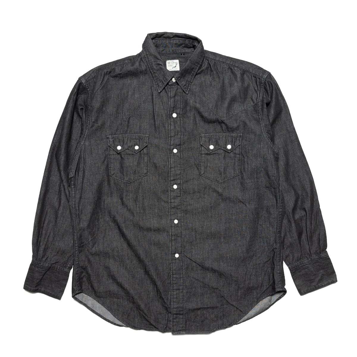 Orslow Black Denim Western Shirt - Image 1 of 10