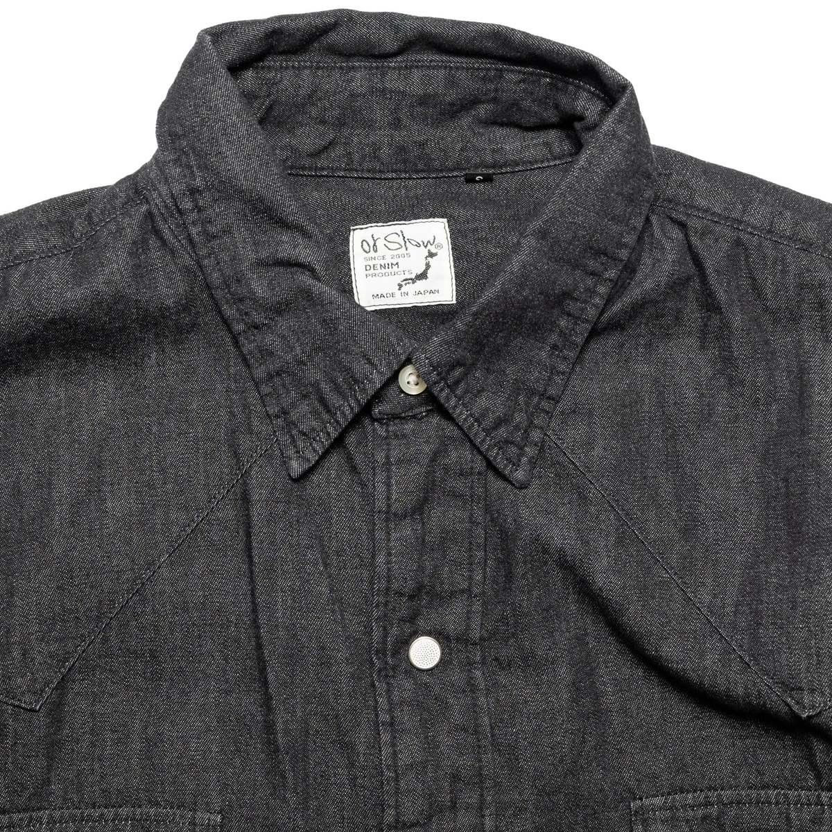 Orslow Black Denim Western Shirt - Image 2 of 10